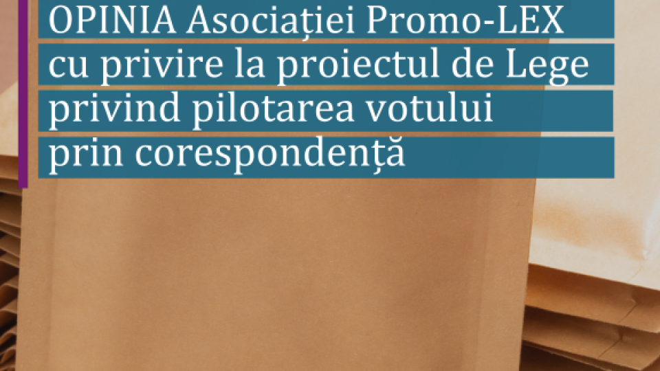 POZIȚIA Promo-LEX cu privire la desfășurarea referendumului republican